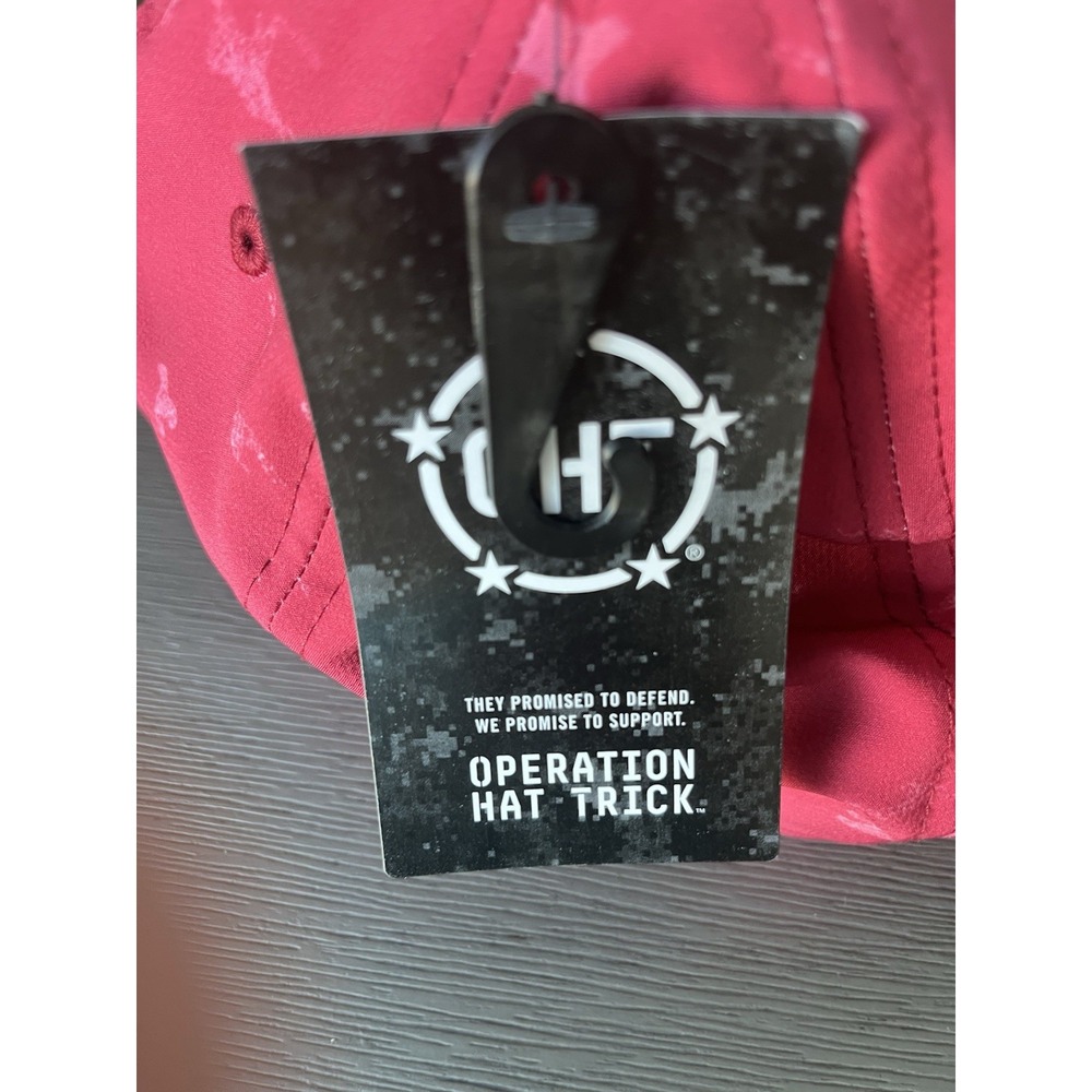 Alabama Crimson TIDE Top World OHT Operation Hat Trick RED Adjustable Hat NWT - Picture 4 of 8